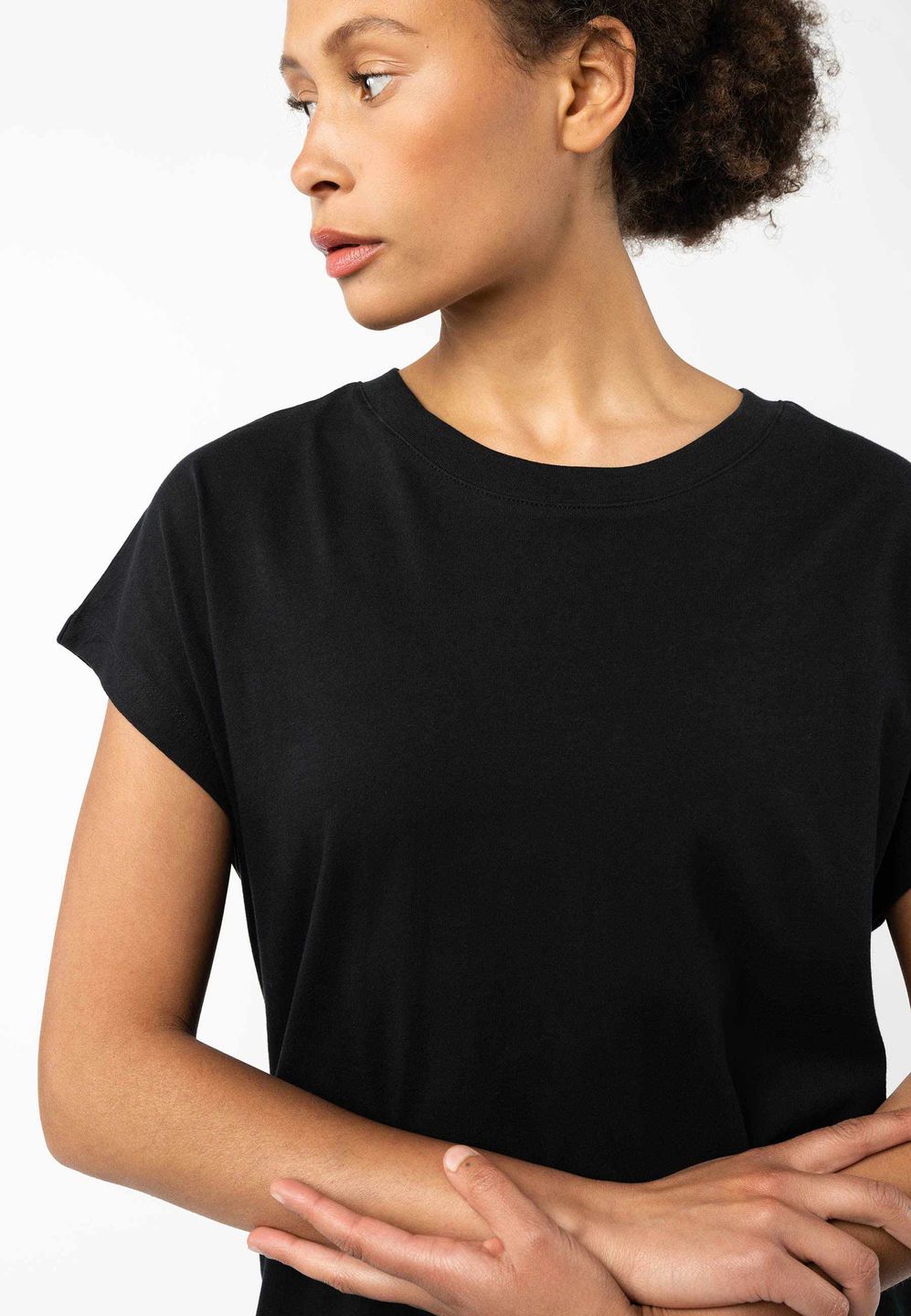 T-Shirt Kleid Sunea schwarz von Melawear