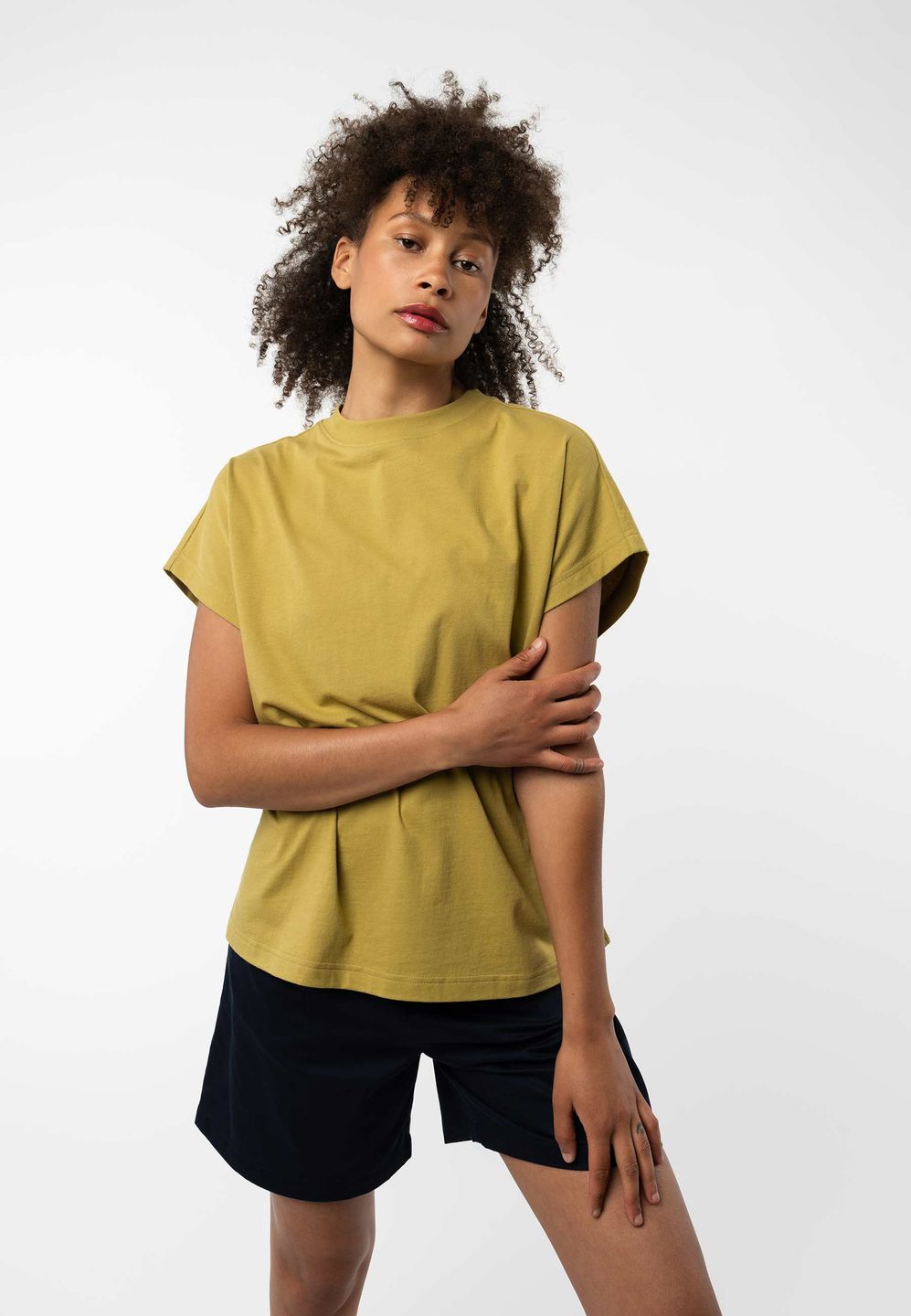 T-Shirt Madhu khaki von Melawear