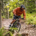 Jacke Rainshell orange-braun von bleed