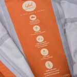 Jacke Rainshell orange-braun von bleed