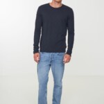 Longsleeve Maca dark navy von recolution