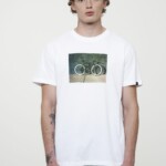 T-Shirt Agave Bike Wall white von recolution
