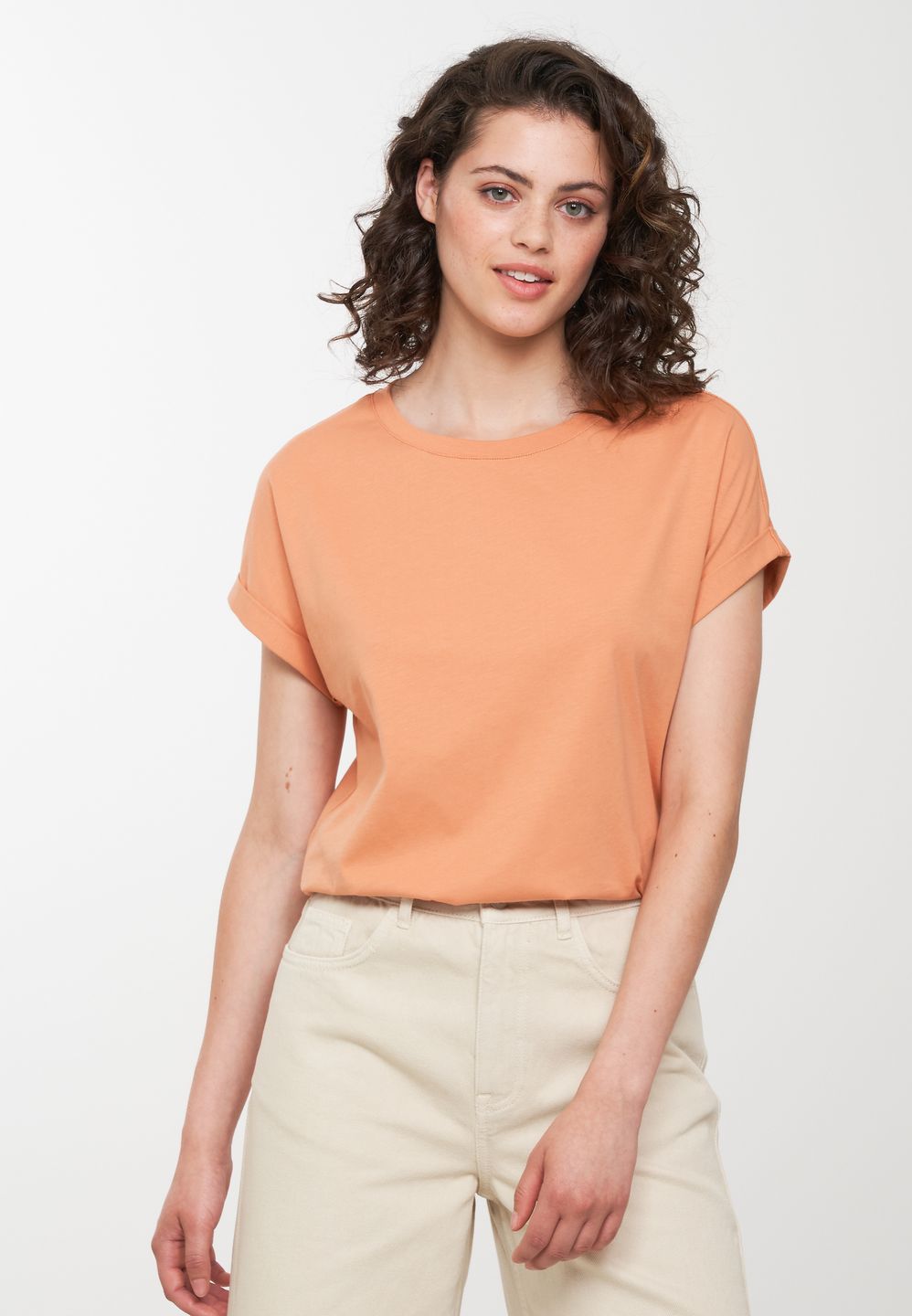 T-Shirt Cayenne capri orange von recolution