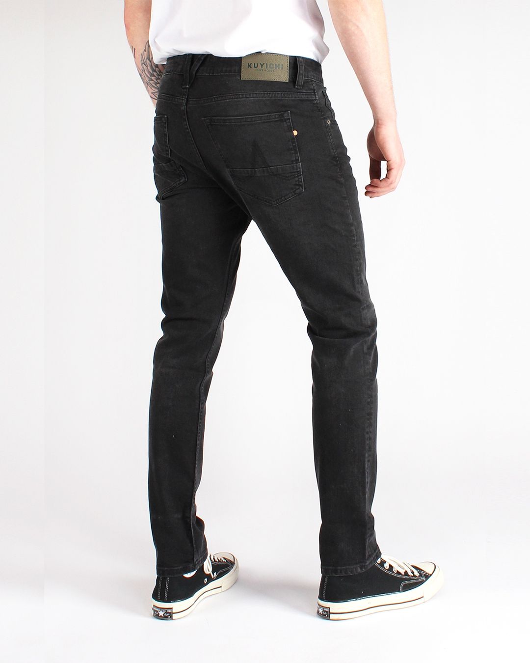 Jeans Kale Skinny Black Used black von Kuyichi