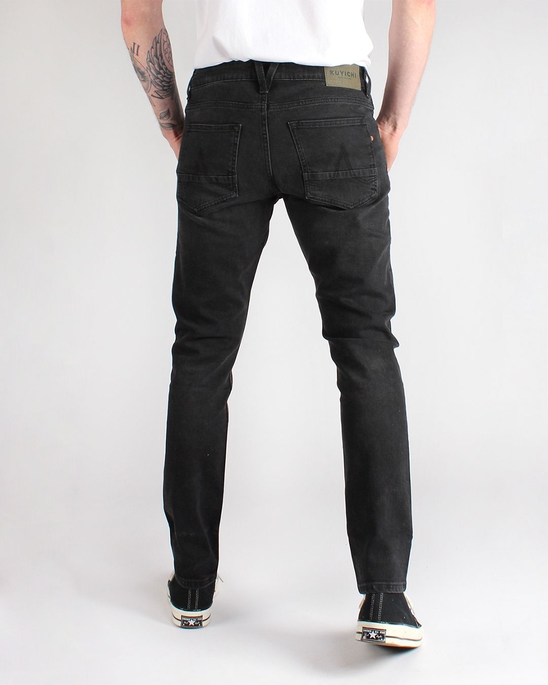 Jeans Kale Skinny Black Used black von Kuyichi