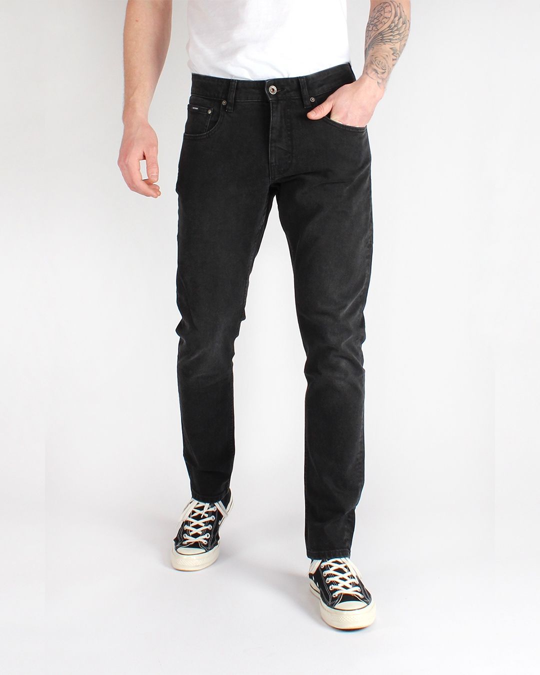 Jeans Kale Skinny Black Used black von Kuyichi