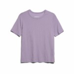 T-Shirt Genevraa light purple stone von Armedangels