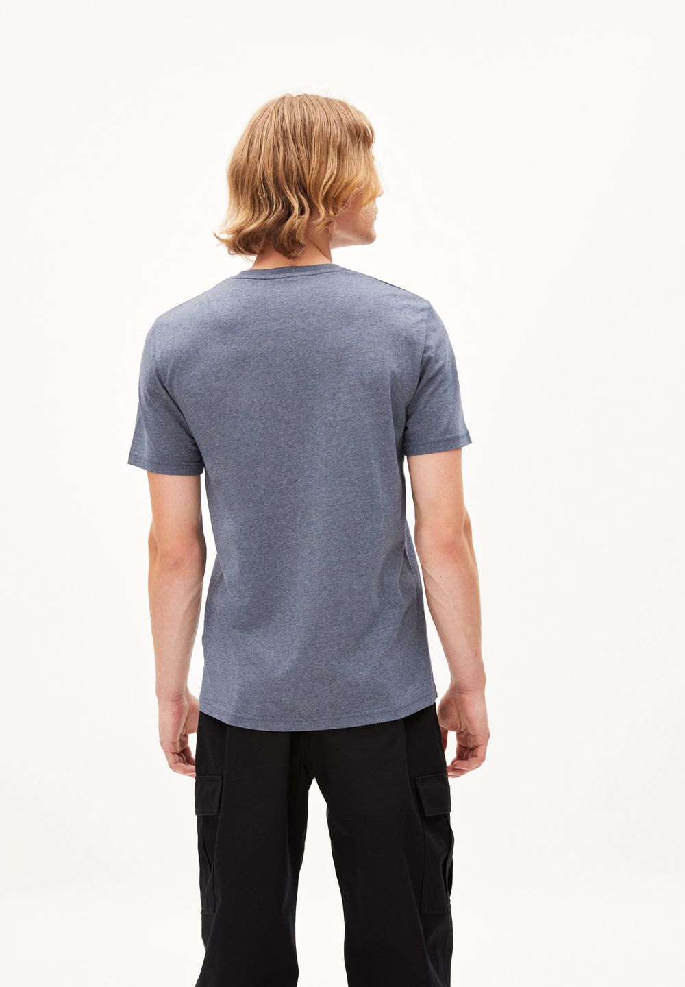 T-Shirt Jaames Classic used navy von Armedangels