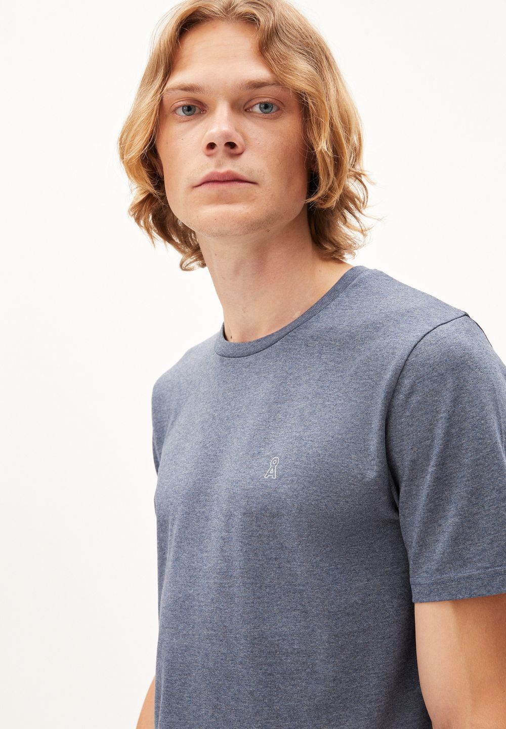 T-Shirt Jaames Classic used navy von Armedangels