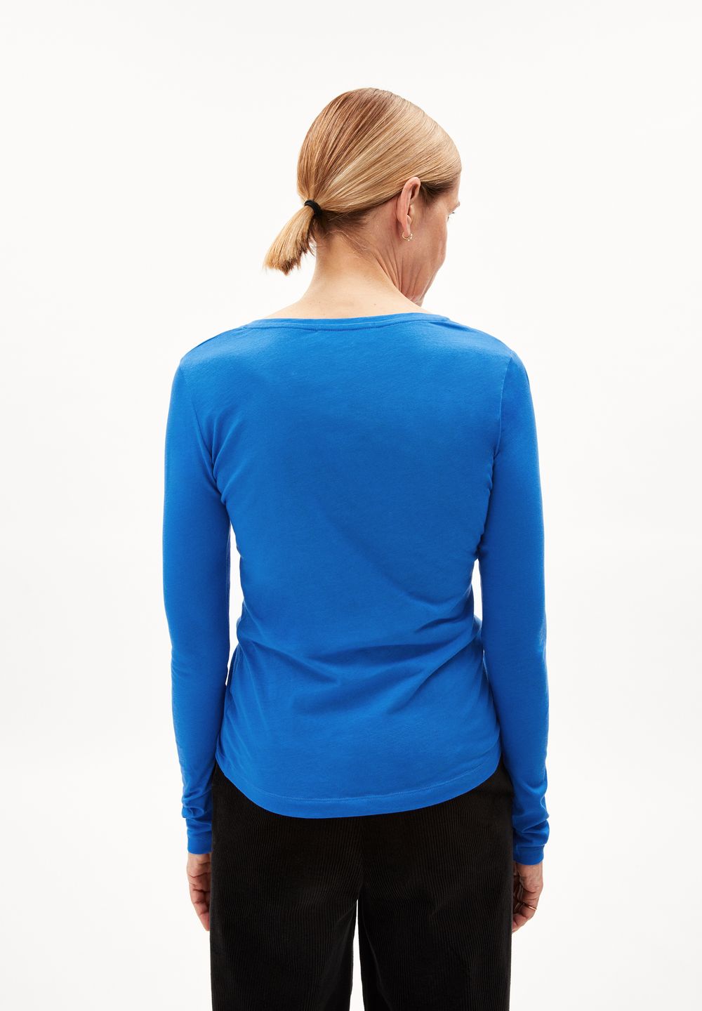 Longsleeve Enriccaa Soft warm blue von Armedangels