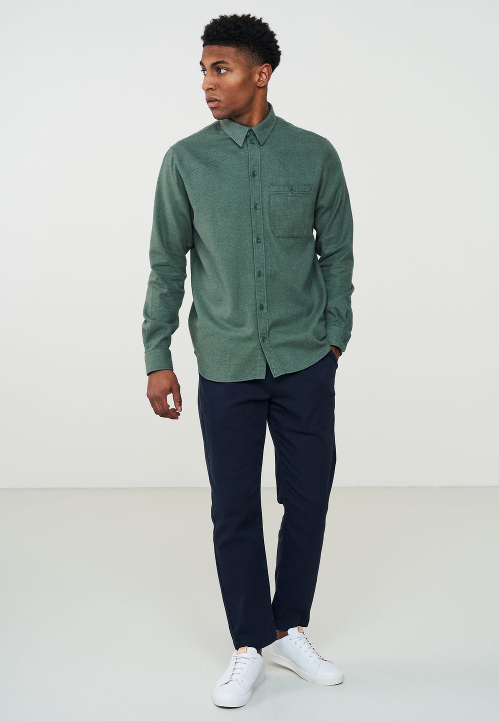 Hemd Disanthus Twotone deep green von