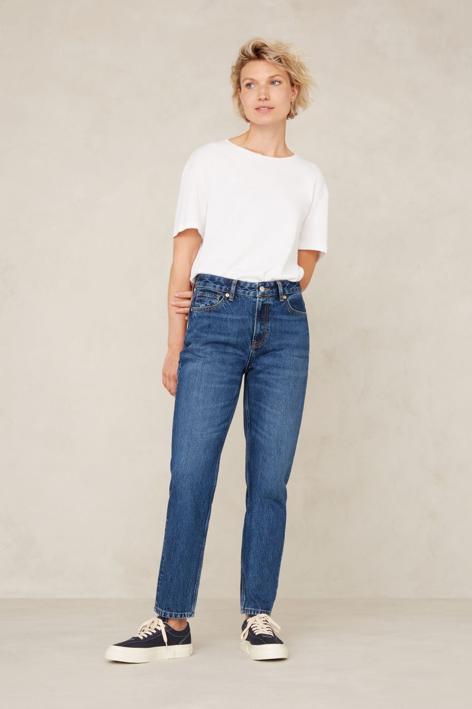 Jeans Caroline Cropped stanley mid used von Kings of Indigo