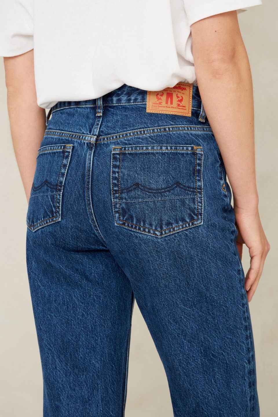 Jeans Caroline Cropped stanley mid used von Kings of Indigo