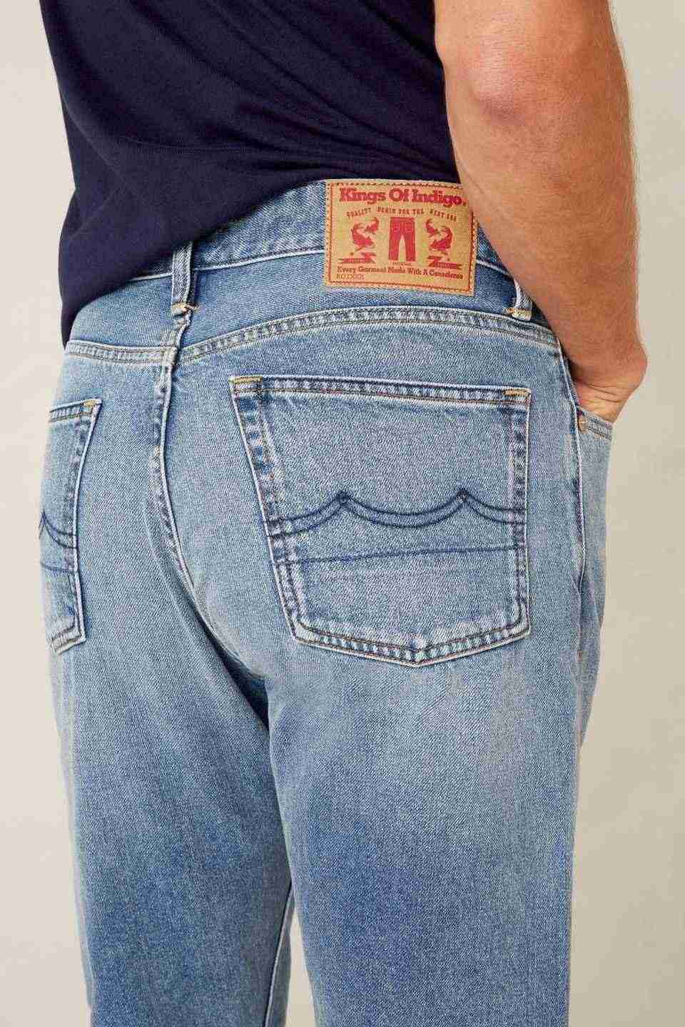 Jeans Kong holo vintage light blue von Kings of Indigo