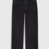 Jeans Liora Cropped holo black used von Kings of Indigo