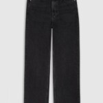 Jeans Liora Cropped holo black used von Kings of Indigo