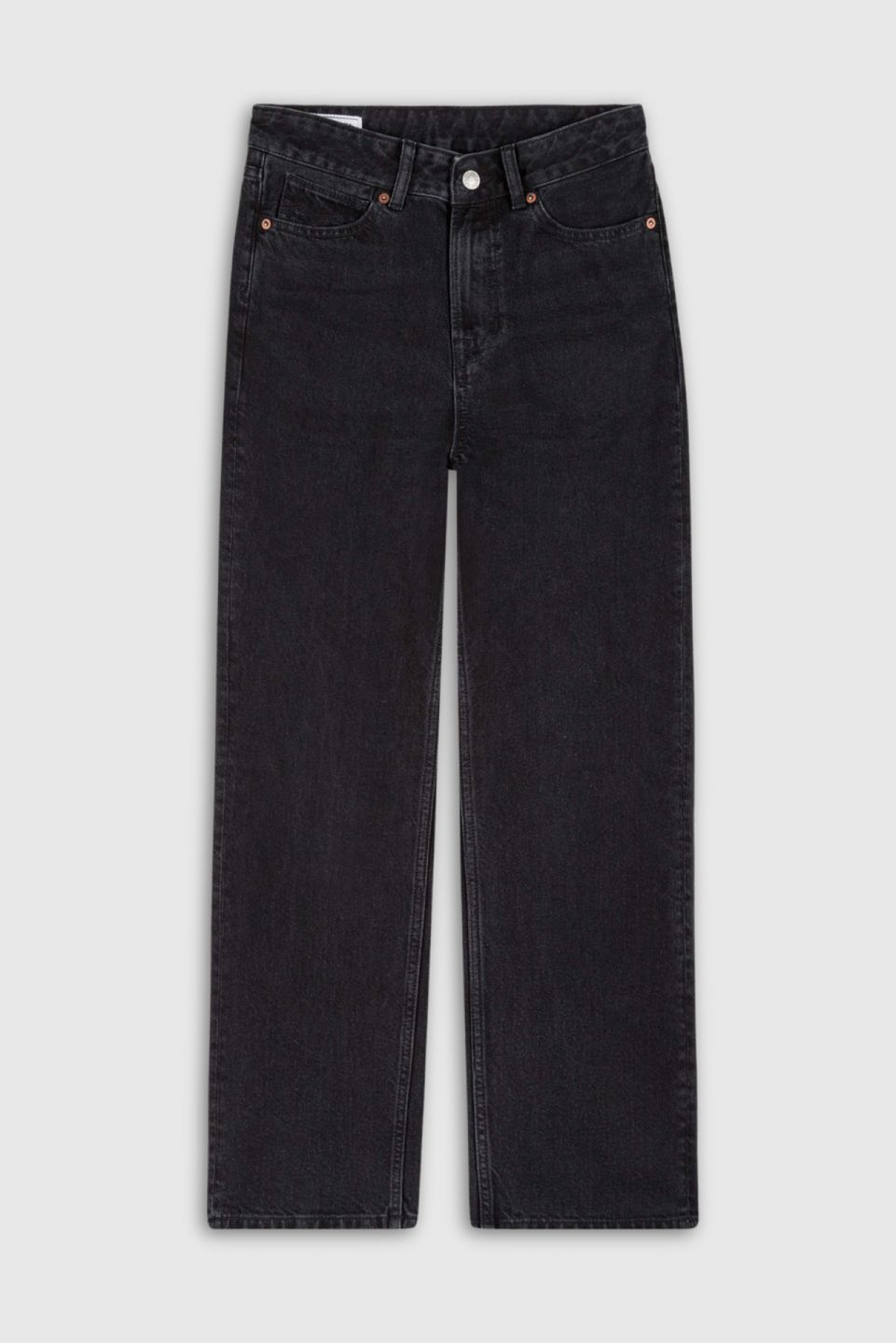 Jeans Liora Cropped holo black used von Kings of Indigo