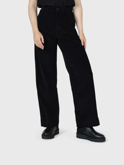 Hose Lydia jumbo corduroy Black von Klitmøller Collective
