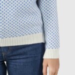 Strickpullover Ellen Cream/light blue von Klitmøller Collective
