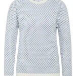Strickpullover Ellen Cream/light blue von Klitmøller Collective