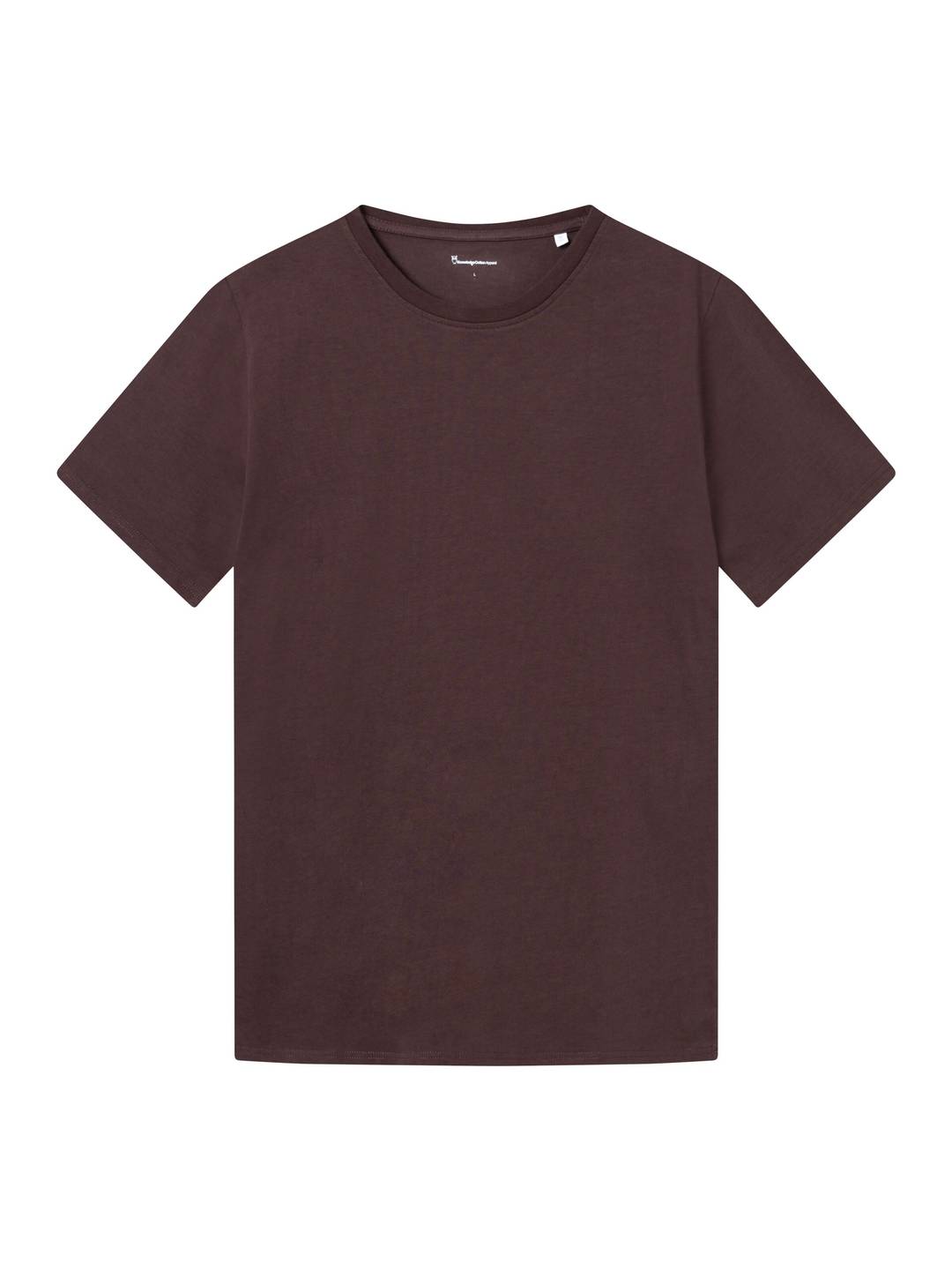 Basic T-Shirt deep mahogany von KnowledgeCotton Apparel