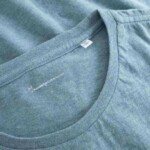 Basic T-Shirt dusty blue melange von KnowledgeCotton Apparel