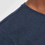 Basic T-Shirt insigna blue melange von KnowledgeCotton Apparel