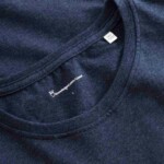 Basic T-Shirt insigna blue melange von KnowledgeCotton Apparel