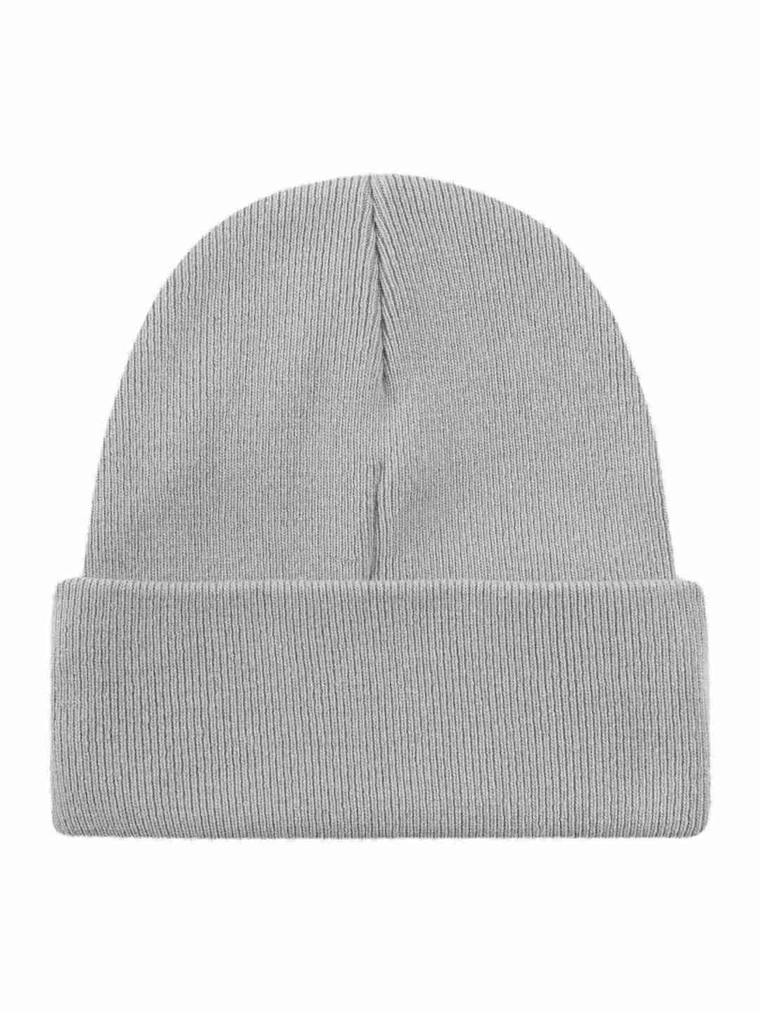 Beanie Double layer wool grey melange von KnowledgeCotton Apparel