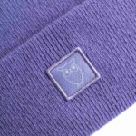 Beanie Double layer wool violet tulip von KnowledgeCotton Apparel