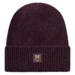 Beanie High wool deep mahogany von KnowledgeCotton Apparel