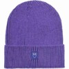 Beanie High wool deep purple von KnowledgeCotton Apparel