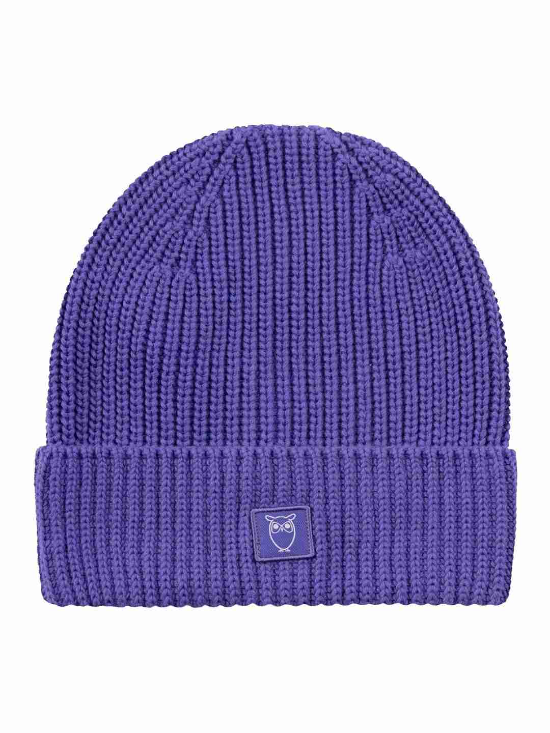 Mütze Rib hat deep purple von KnowledgeCotton Apparel