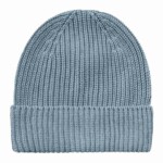 Mütze Rib hat dusty blue melange von KnowledgeCotton Apparel