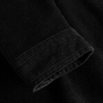 Overshirt Classic 8-wales cotton corduroy black jet von KnowledgeCotton Apparel
