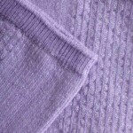 Socken Rip 2-Pack Colorblock Lurex deep purple von KnowledgeCotton Apparel