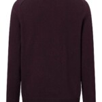 Strickpullover Basic O-Neck deep mahogany von KnowledgeCotton Apparel