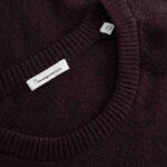 Strickpullover Basic O-Neck deep mahogany von KnowledgeCotton Apparel