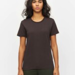 T-Shirt Basic chocolate plum von KnowledgeCotton Apparel