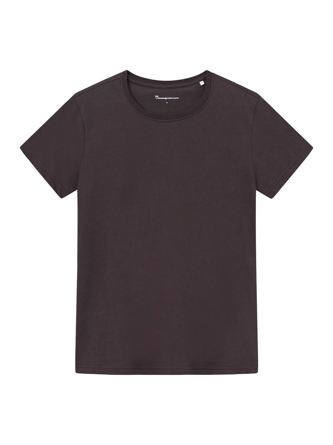 T-Shirt Basic chocolate plum von KnowledgeCotton Apparel
