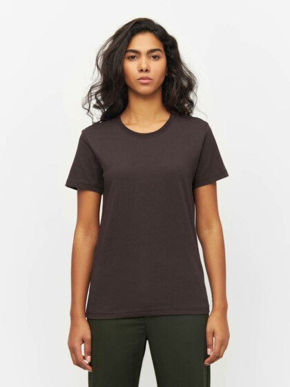 T-Shirt Basic chocolate plum von KnowledgeCotton Apparel