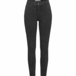 Jeans High-Waist black denim von Lanius