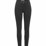 Jeans High-Waist black denim von Lanius