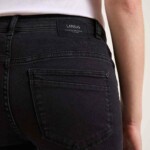 Jeans High-Waist black denim von Lanius