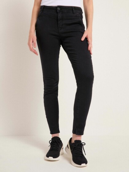 Jeans High-Waist black denim von Lanius