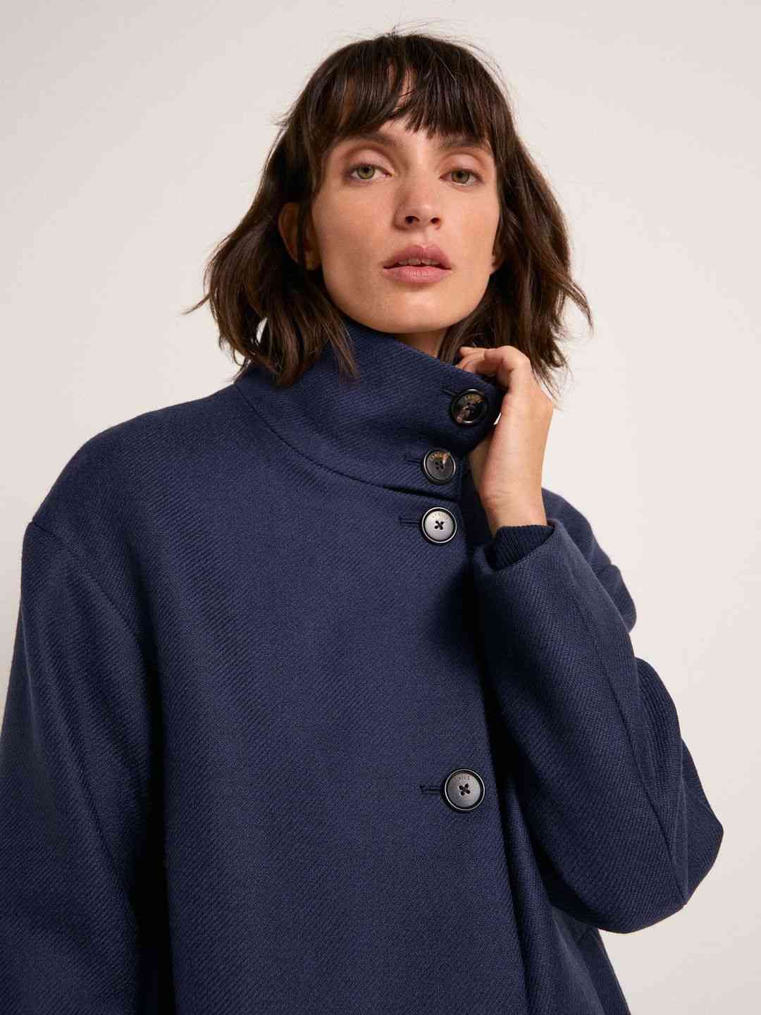 Kurzmantel night blue von Lanius