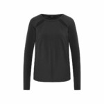 Raglanshirt mit Cut-Out black von Lanius