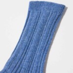 Rippenstrick-Socken cloudy melange von Lanius