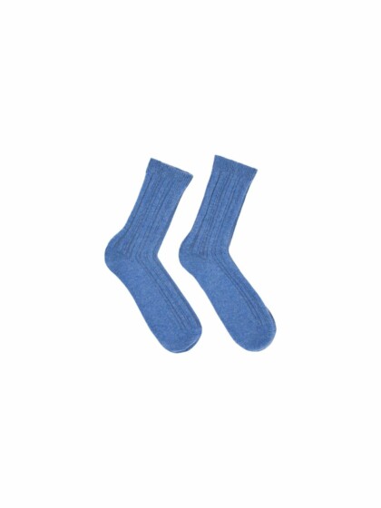 Rippenstrick-Socken cloudy melange von Lanius