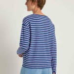 Shirt mit-V-Ausschnitt poseidon / purple rose von Lanius